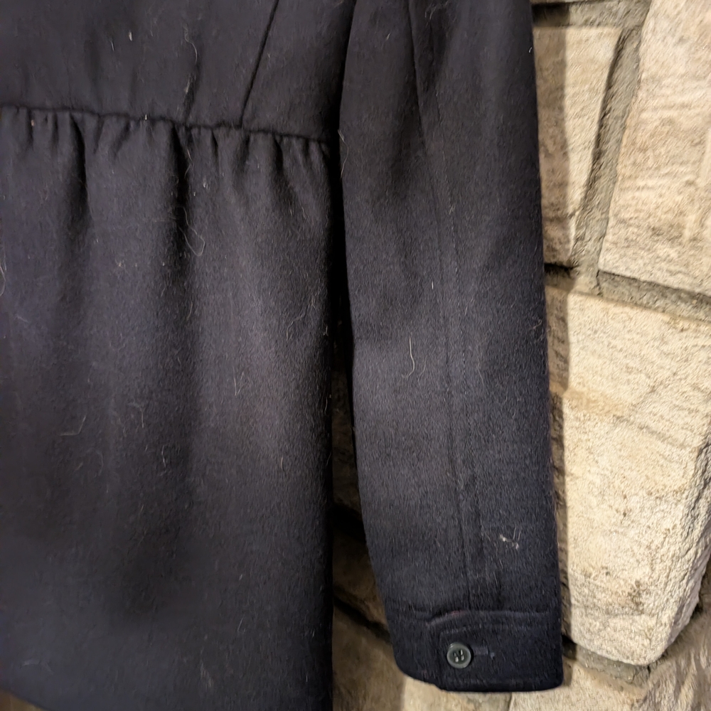 Crewcuts Black Pea Coat Size 12 - Picture 7 of 7
